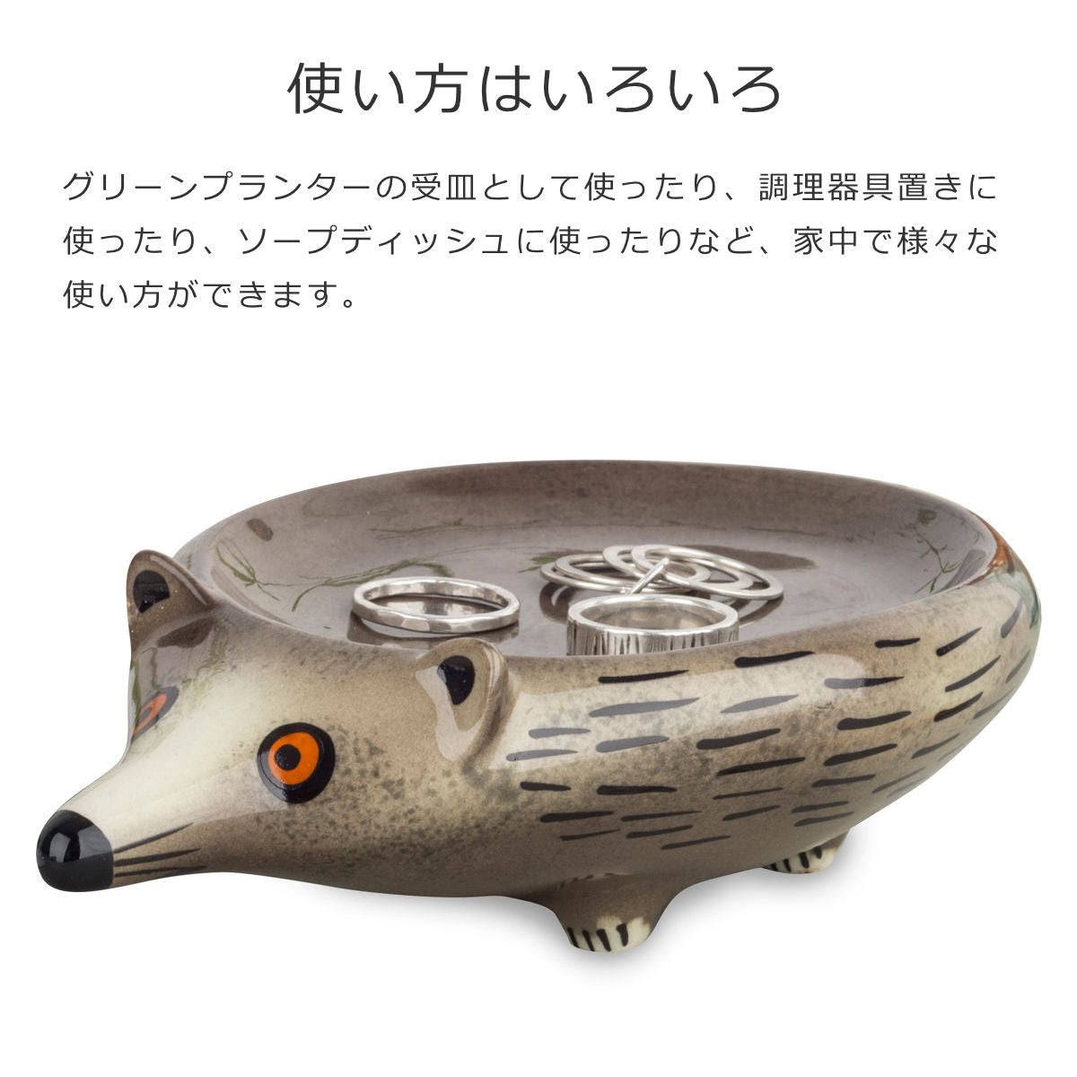 トリンケットトレイハリネズミ（TrinketTray）